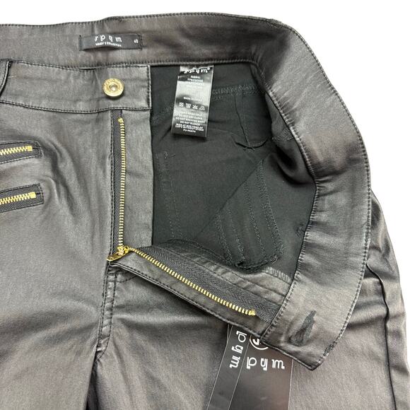 SPYM Faux Leather Jeggings Womens Size 40(Measurements in Desc) Stretch NWT - Picture 4 of 9